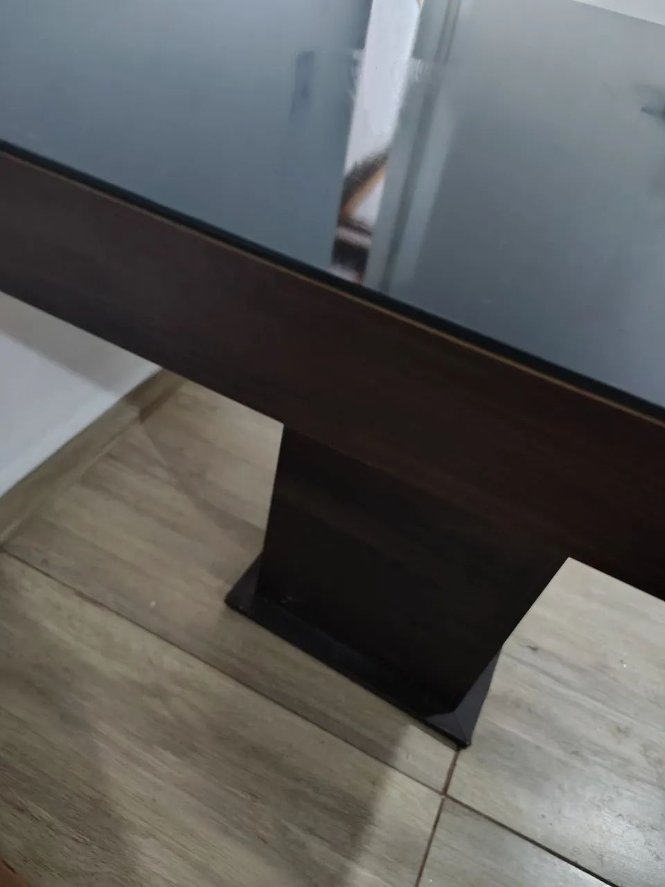 Mesa MDF e vidro 350 com 4 cadeiras - Foto 4