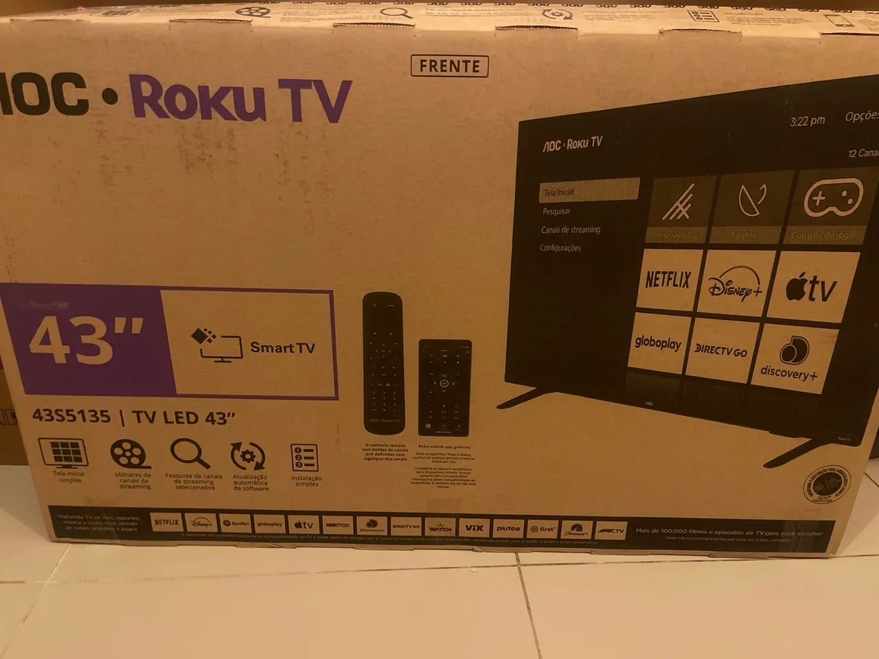 TV LED 43" Roku 43S5135
