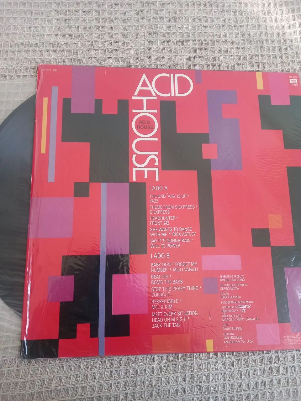 Acid house. Lp. Disco de vinil. Show!