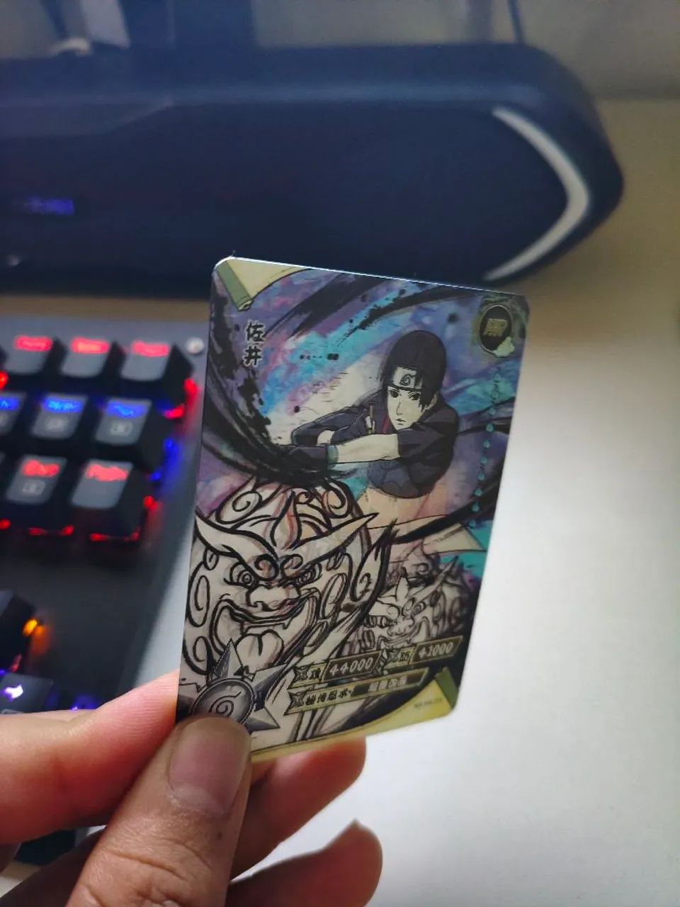 Carta colecionável de naruto 3D - SAI