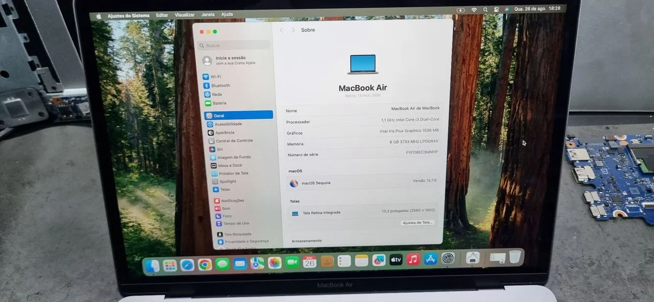 Macbook Air A2179 I3 8GB  - Foto 4