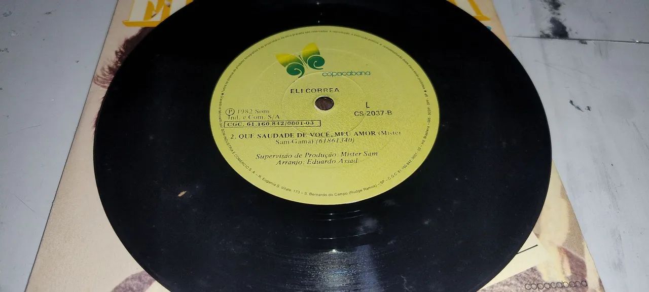 Eli Correa Compacto 1982 Que Saudade De Você (Usado) - Foto 3