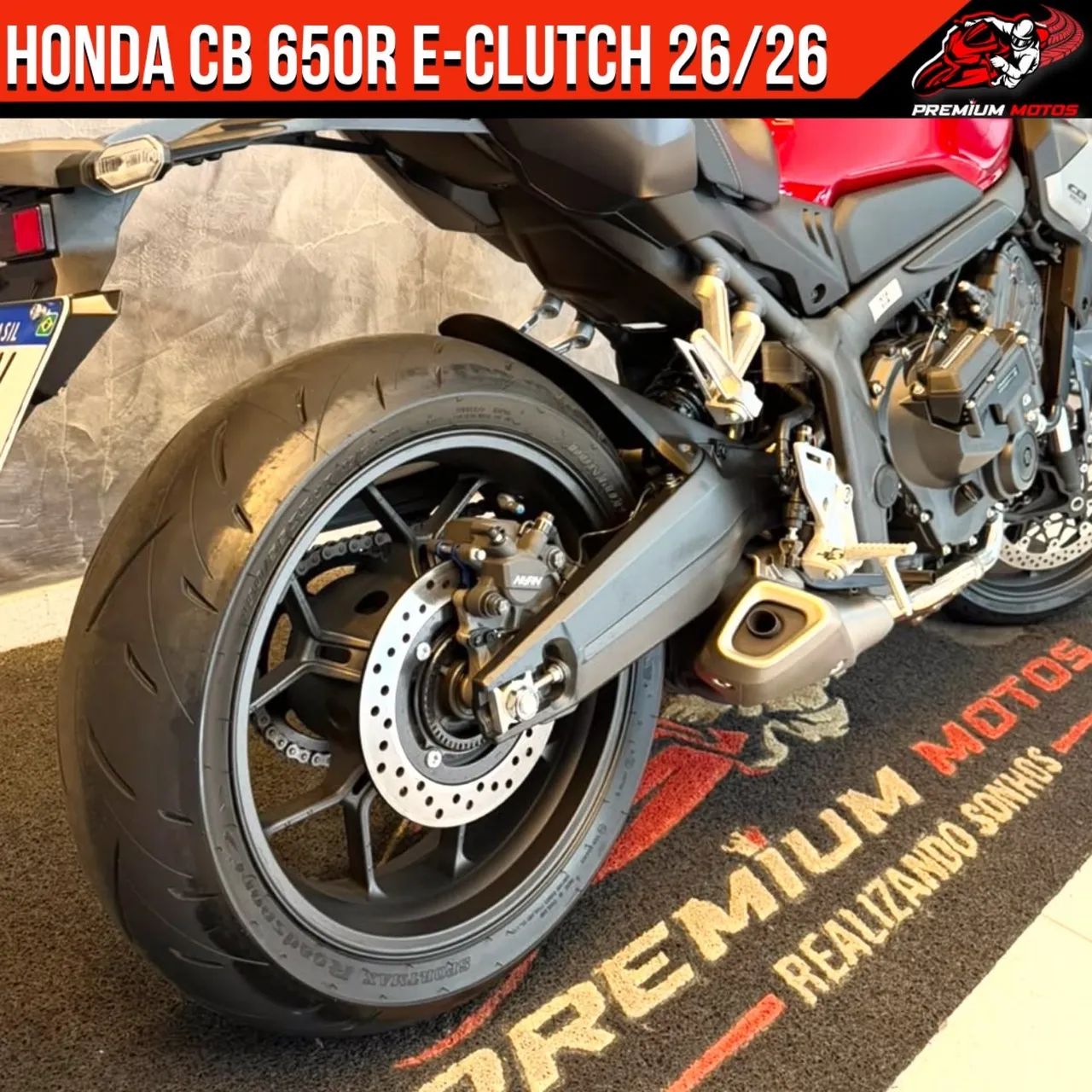 Cb 650R E-CLUTCH 2026 com 293KM - Foto 5