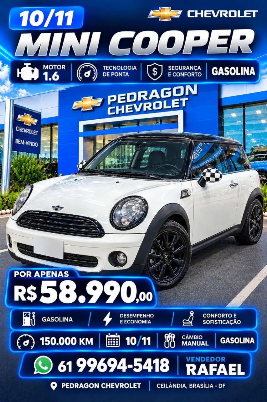 Mini Cooper 1.6 MEC. 2011