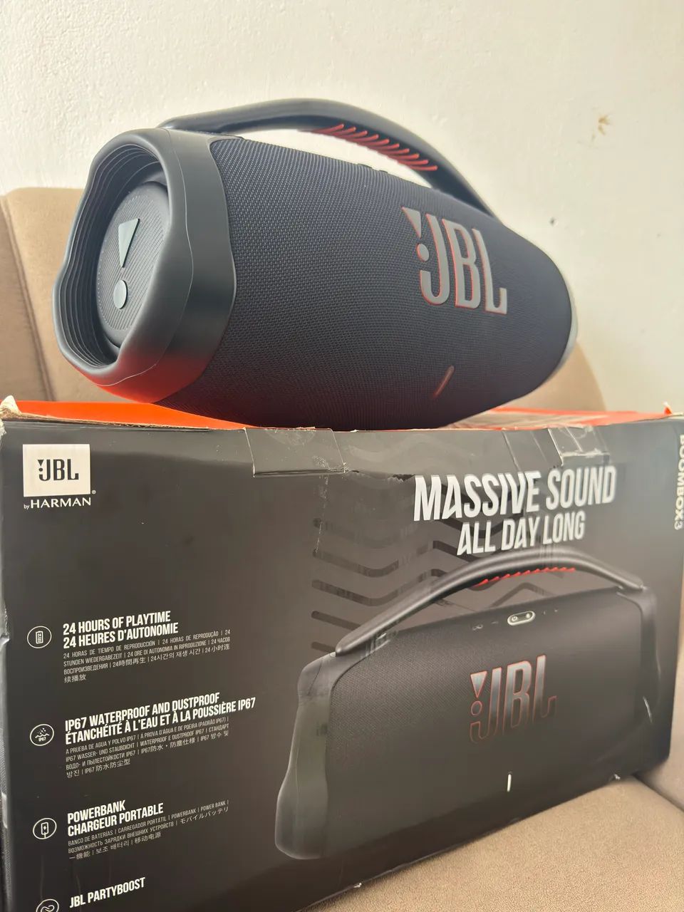 Caixinha JBL BoomBox 3