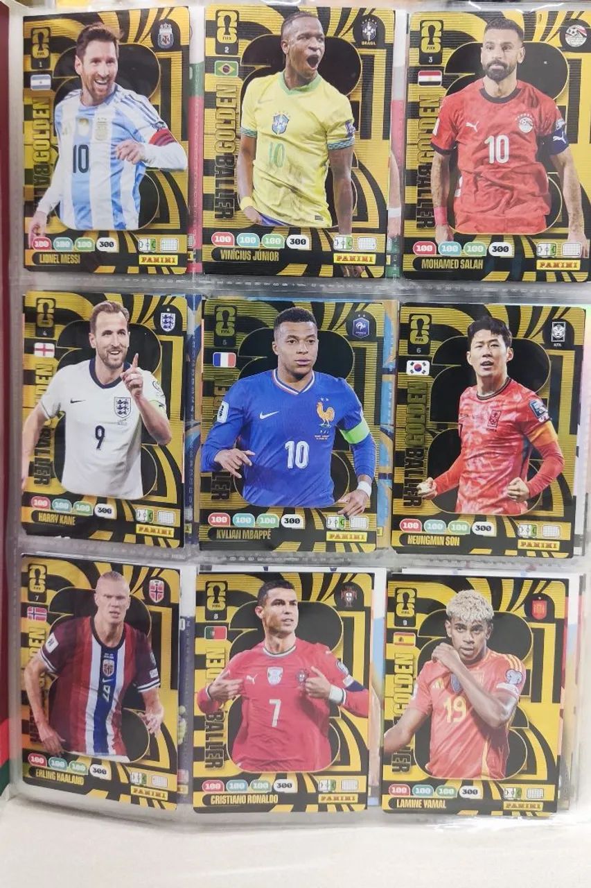 Cards Adrenalyn GOLDEN BALLER Set Completo 
