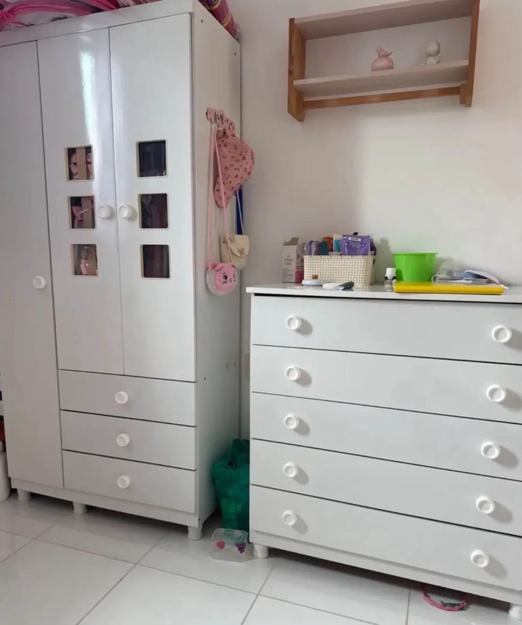 Roupeiro cômoda infantil 