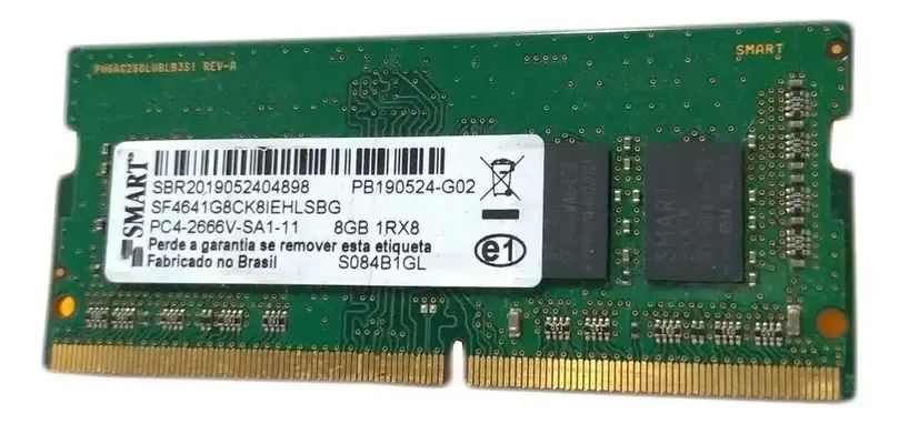 Memoria ram Notebook 8GB DDR4 266MHZ
