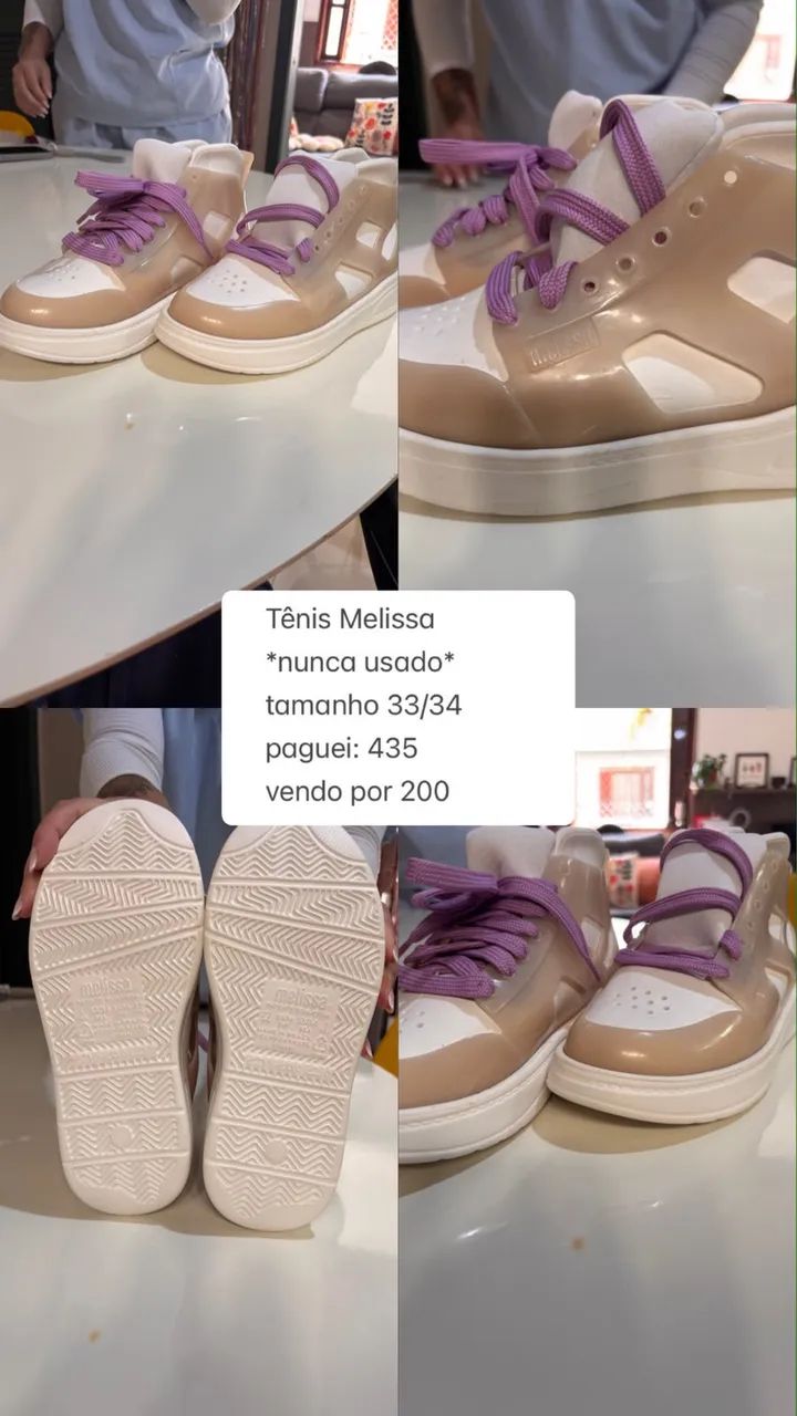 Tênis Melissa *nunca usado*