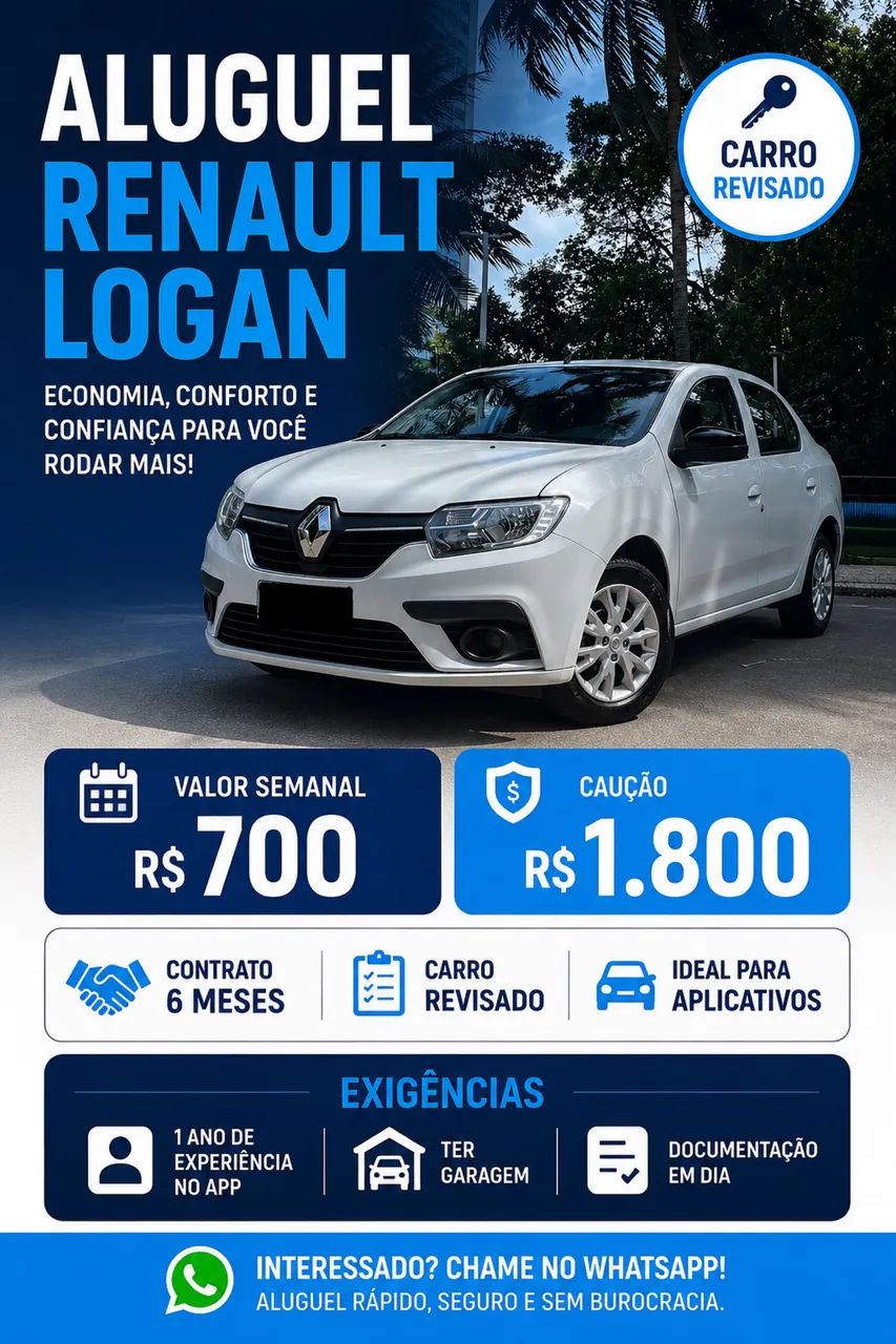 ALUGO LOGAN APP - NOVO