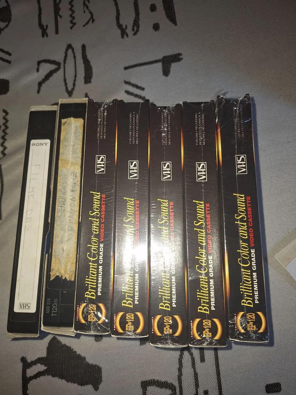 7 vhs gravações dbz