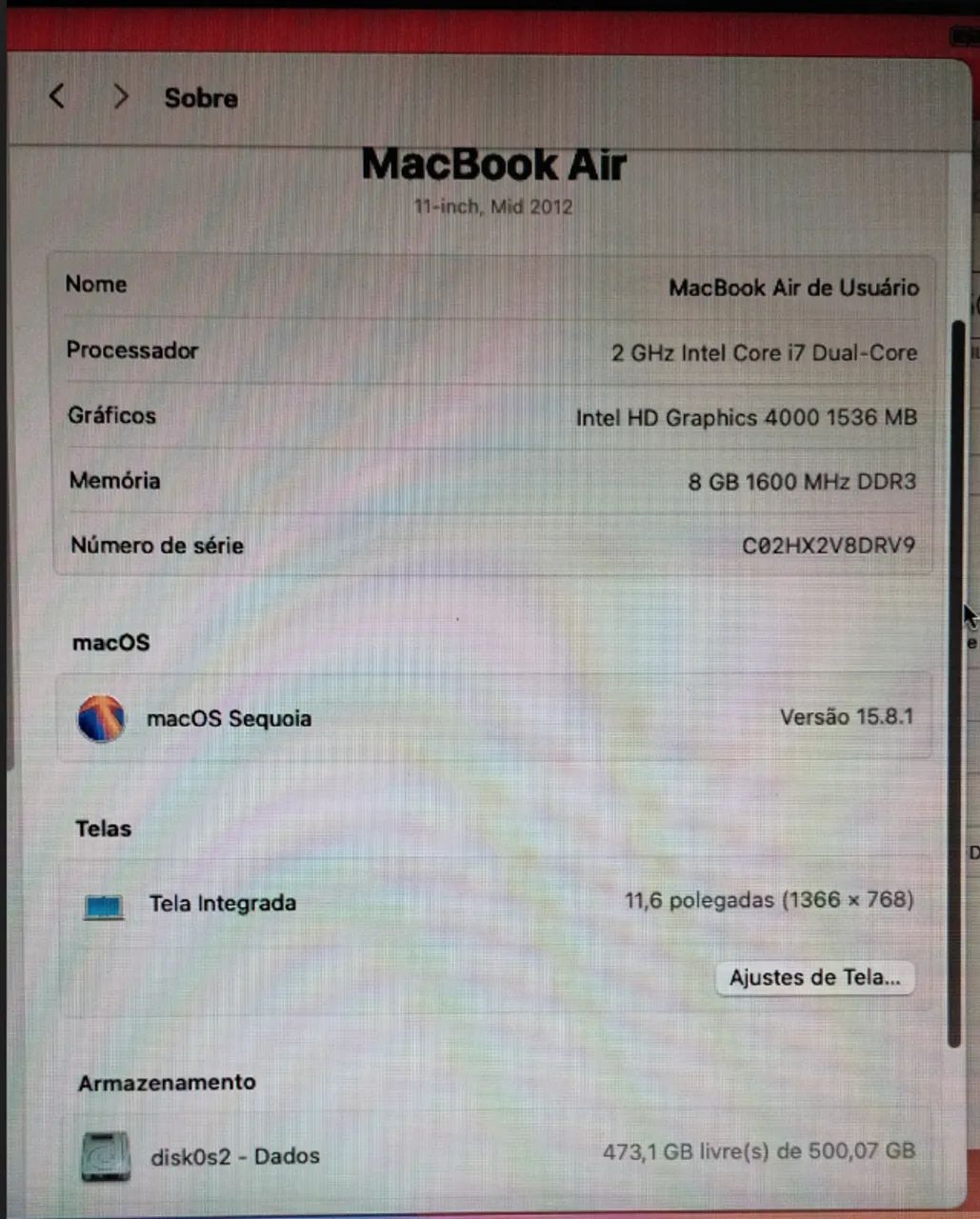 MacBook Air 11-inch, Mid 2012 - Notebooks - Mário Quintana, Porto