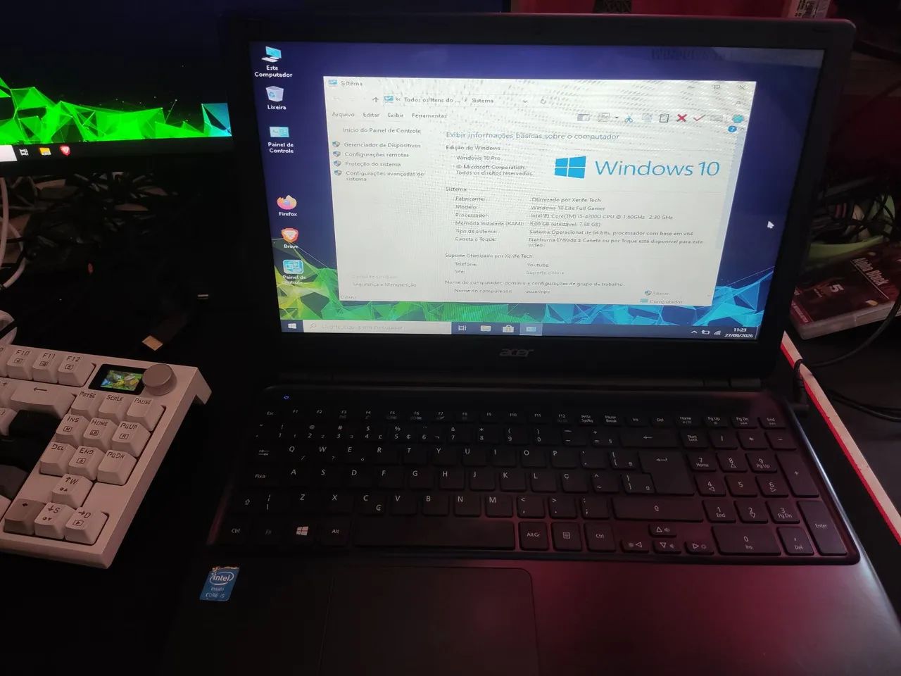 Notebook aspire E1 572