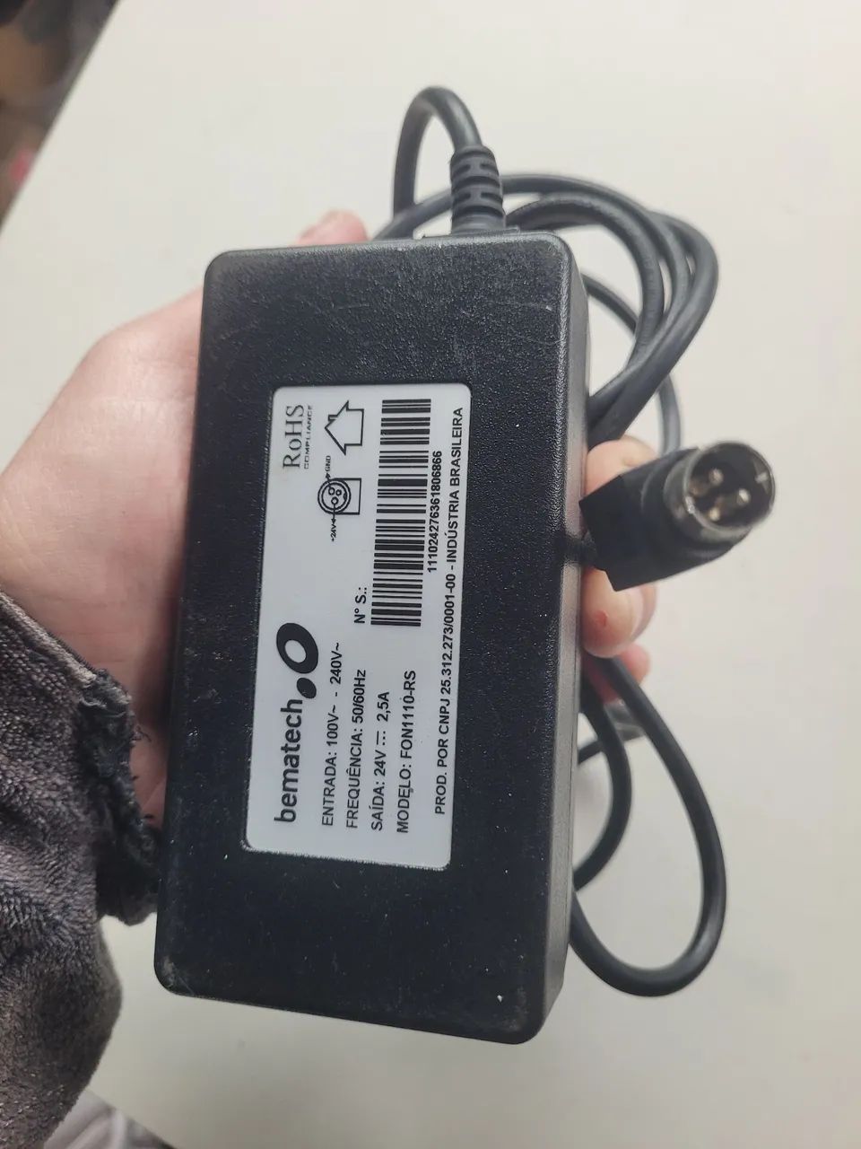 fonte original da Bematech (Modelo: FON1110-RS)