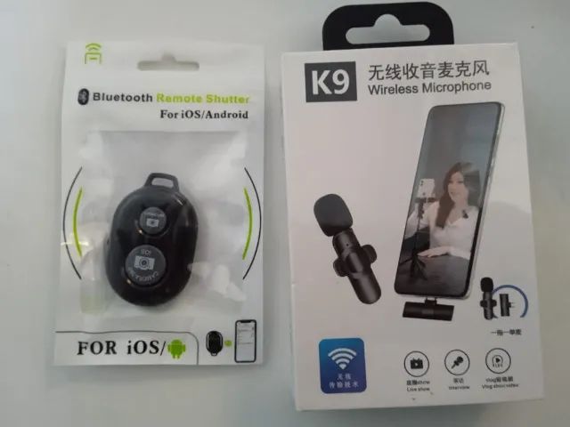 Kit Iluminador profissional Led 3 Ring Light 3 Tripés Bluetooth e Microfone Wireless - Foto 4