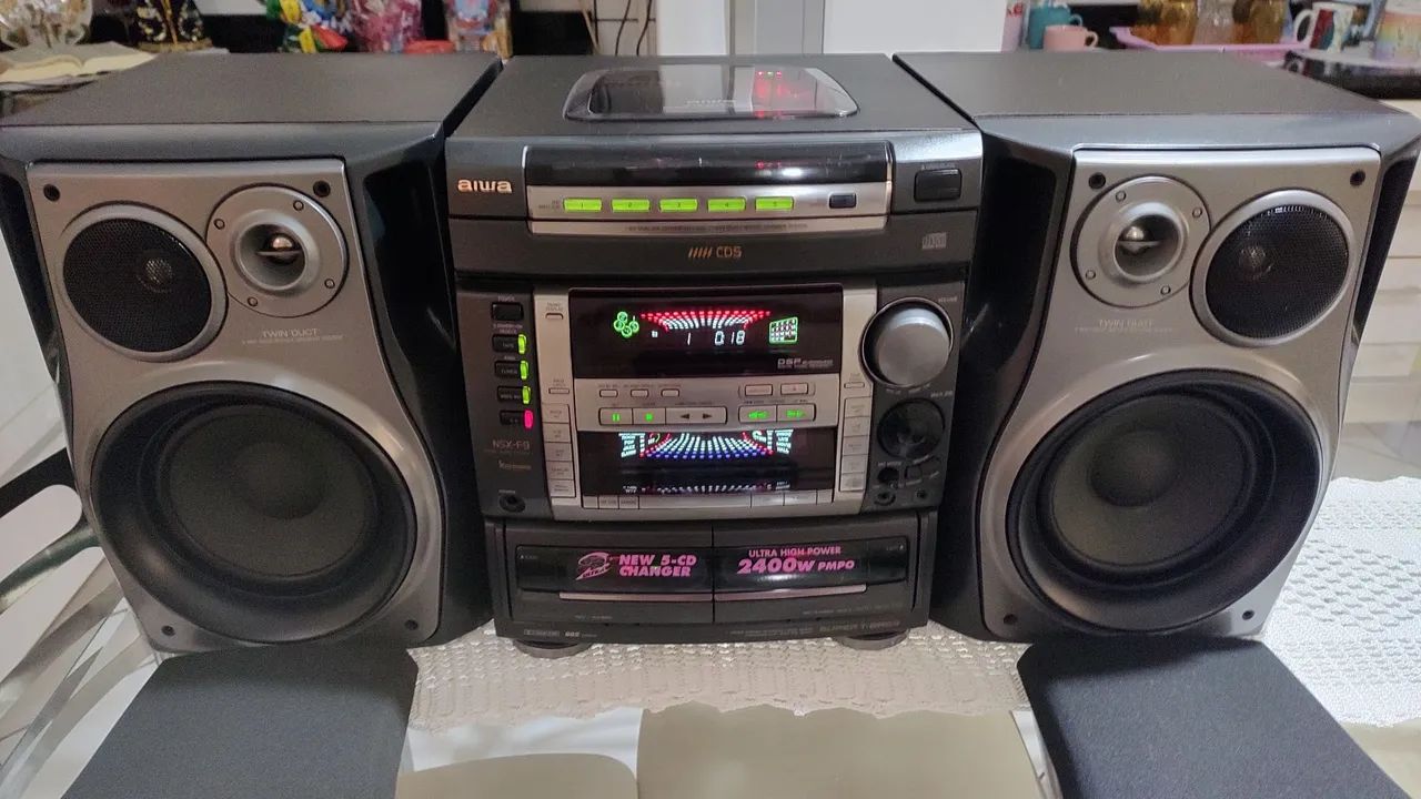 Mini Micro system aiwa nsx f9 Sony Philips gradiente panasonic cce jvc Sharp  - Foto 5