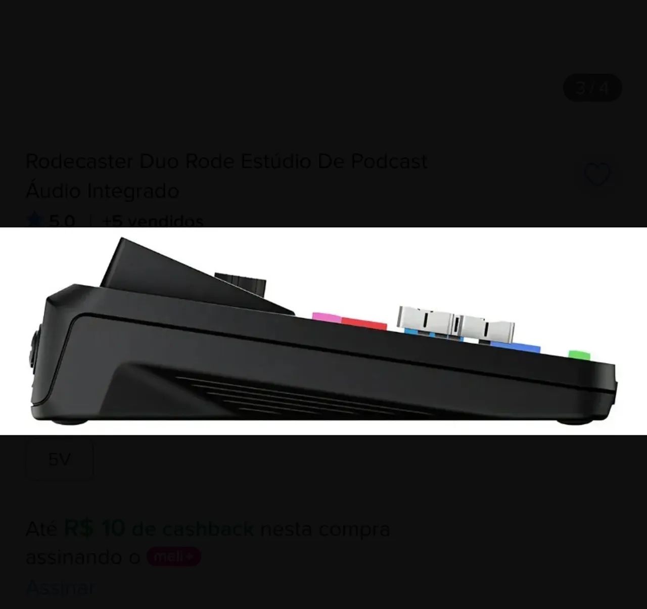 Mesa de som Rodecaster Duo