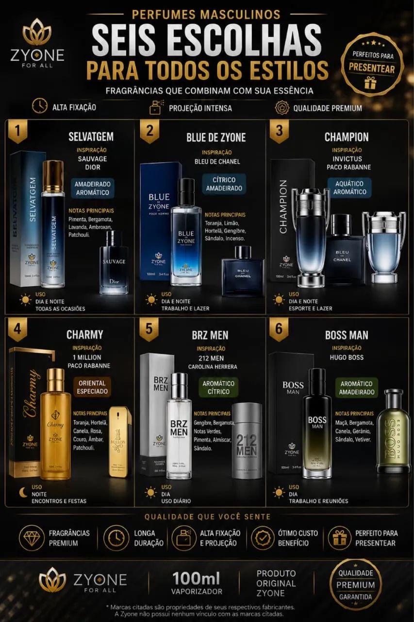 ? PERFUMES IMPORTADOS - 28ml | ZYONE - Foto 3