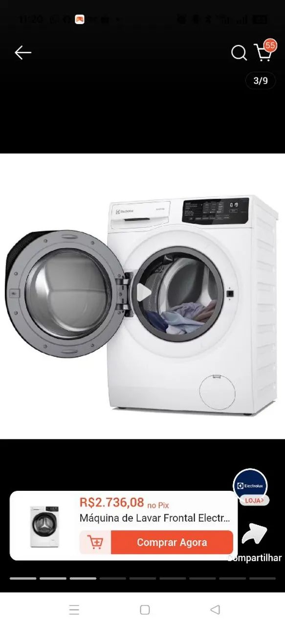 Lavadoura de roupas Eletrolux  - Foto 3