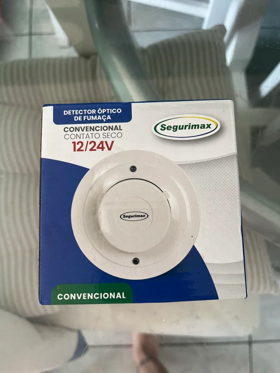Detector de fumaça marca Segurimax