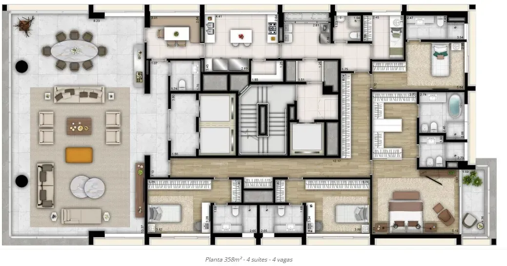 PLANTA 353m²