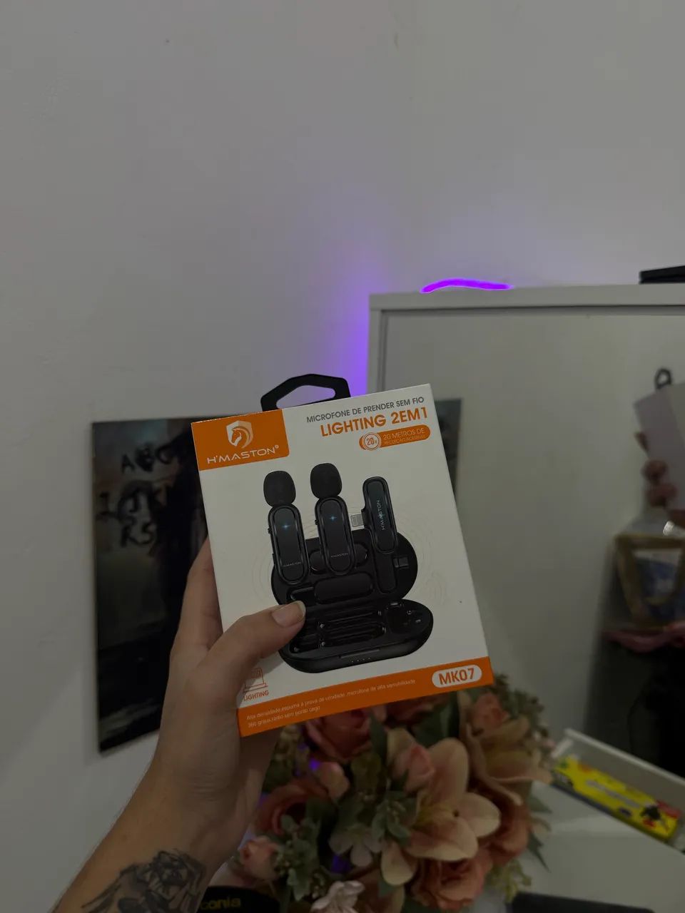 Microfone de lapela DUPLO PROFISSIONAL KAIDI!