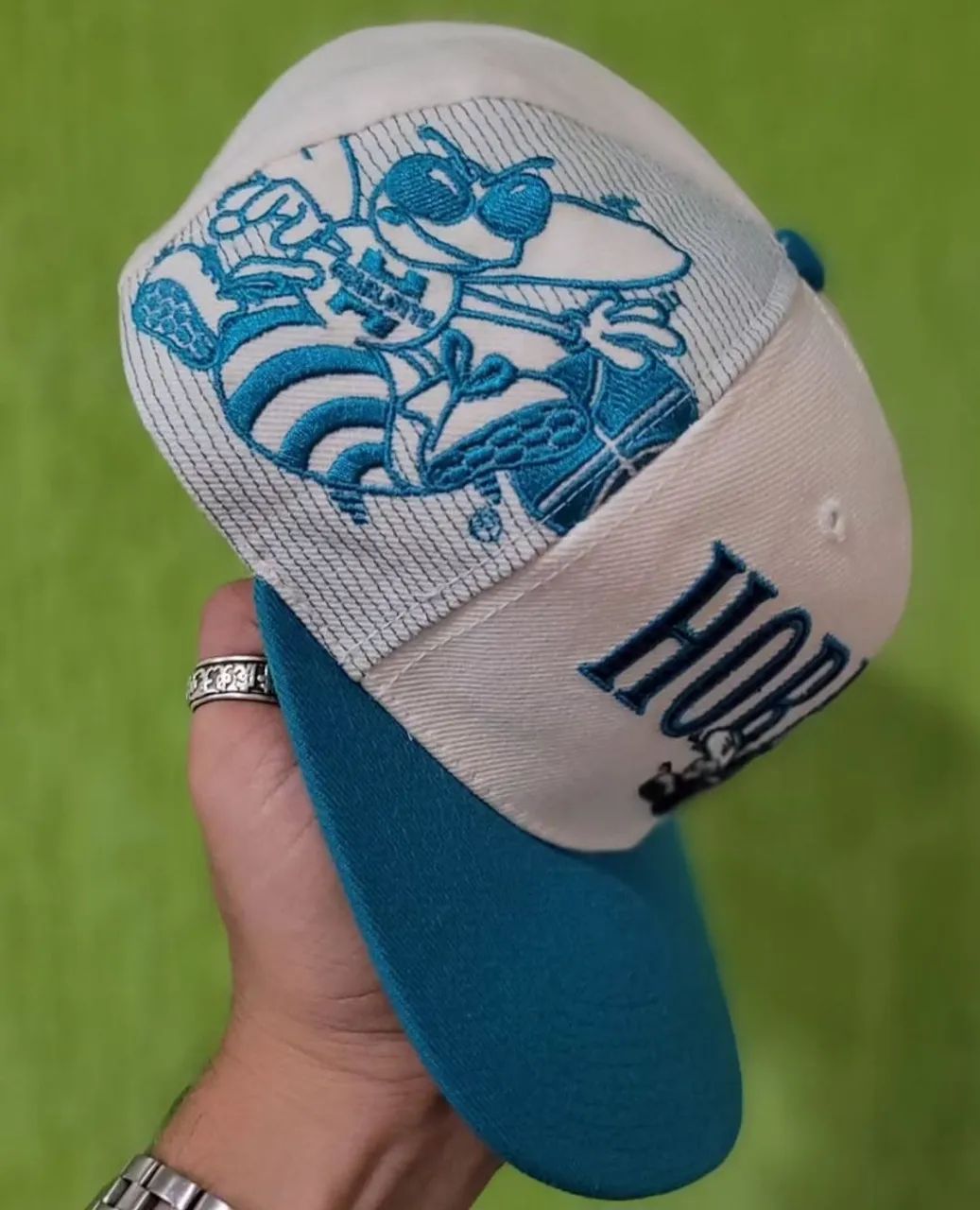 Boné anos 90 charlotte hornets laser - Foto 3