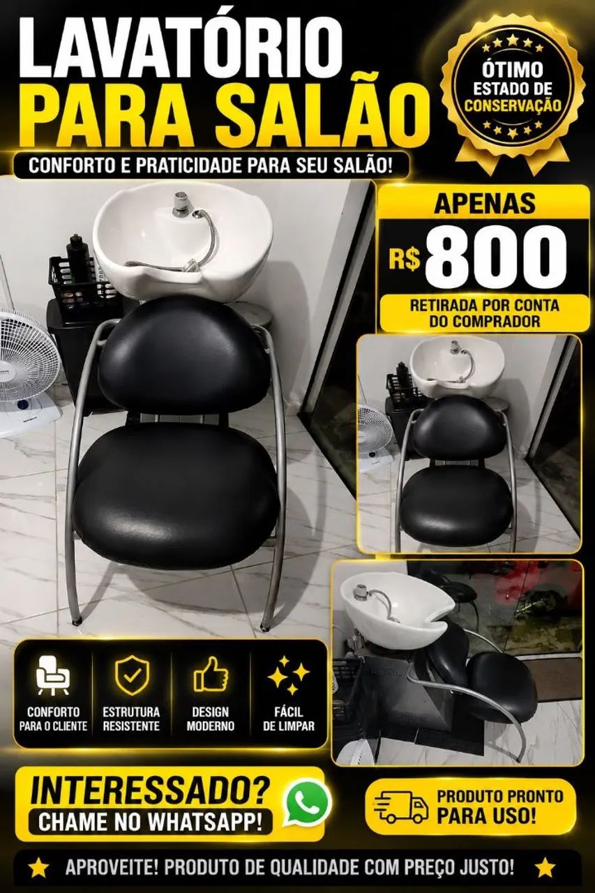 Lavatório para salão de beleza 