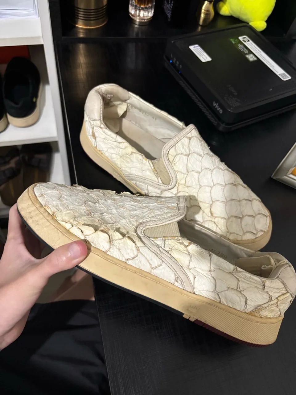 Slip on osklen pirarucu 