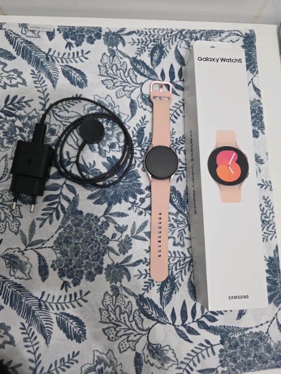 Relógio SmartWatch samsung galaxy watch 5 rosa perfeito