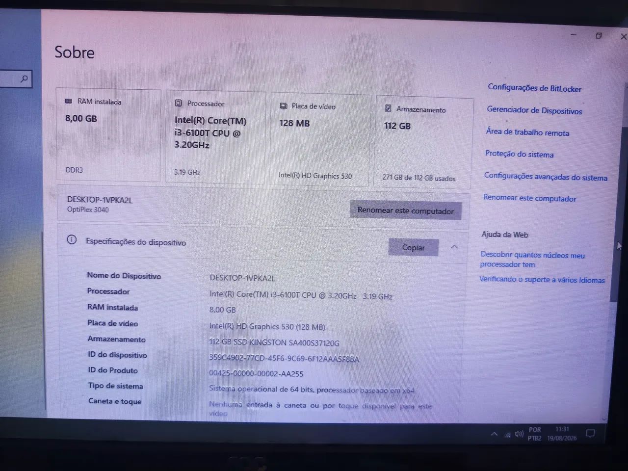 Optiplex 3040 micro/mini PC - Foto 2