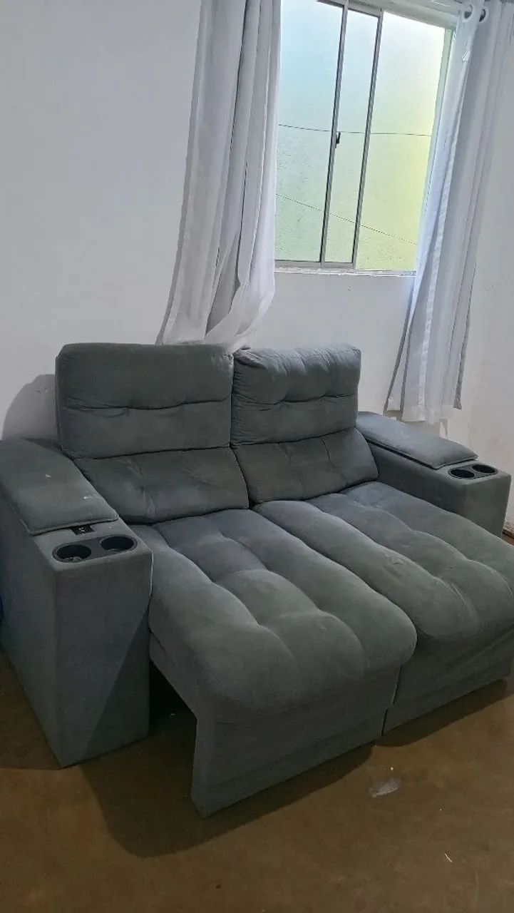 Sofá Retrátil 2 lugares 