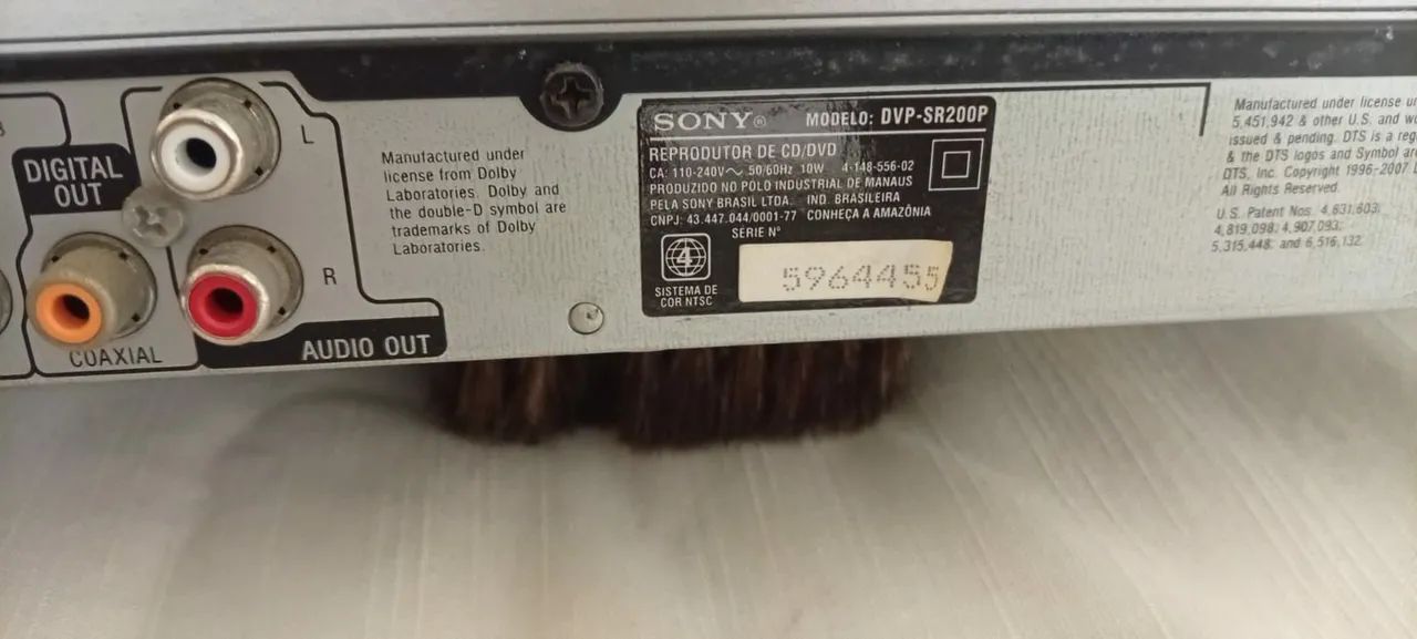 DVD Sony modelo dvp-sr 200p  - Foto 4