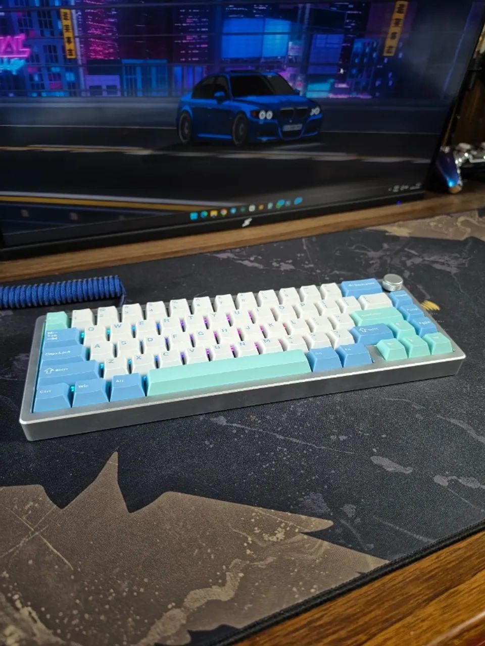 Teclado Epomaker Galaxy65 Alumínio | Wireless + Bluetooth | Hot Swap - Foto 4
