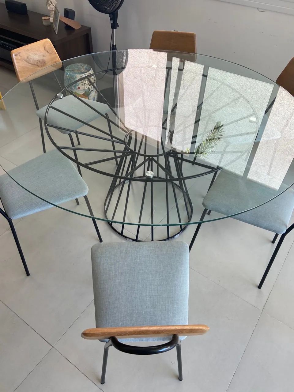 Mesa vidro temperado