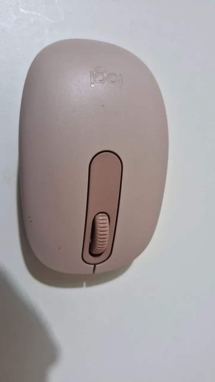 Mouse Loggi Bluetooth Rosa Claro - Foto 2