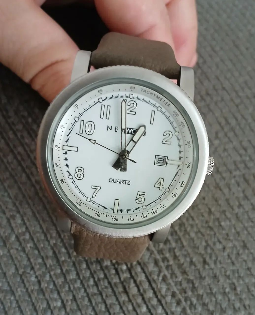Bonito e raro relógio antigo original NETWORK TACHYMETER,  exemplar de coleção 42mm - Foto 2