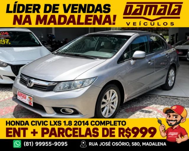 Honda Civic Civic Sedan LXS 1.8/1.8 Flex 16V Mec. 4p 2014