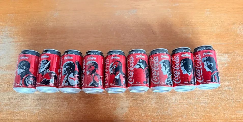 Coleção - Latinhas Coca-Cola Vingadores - 350 mL