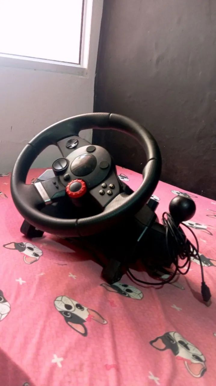 Volante Logitech Driving Force GT (PS3 e PC) - Foto 4