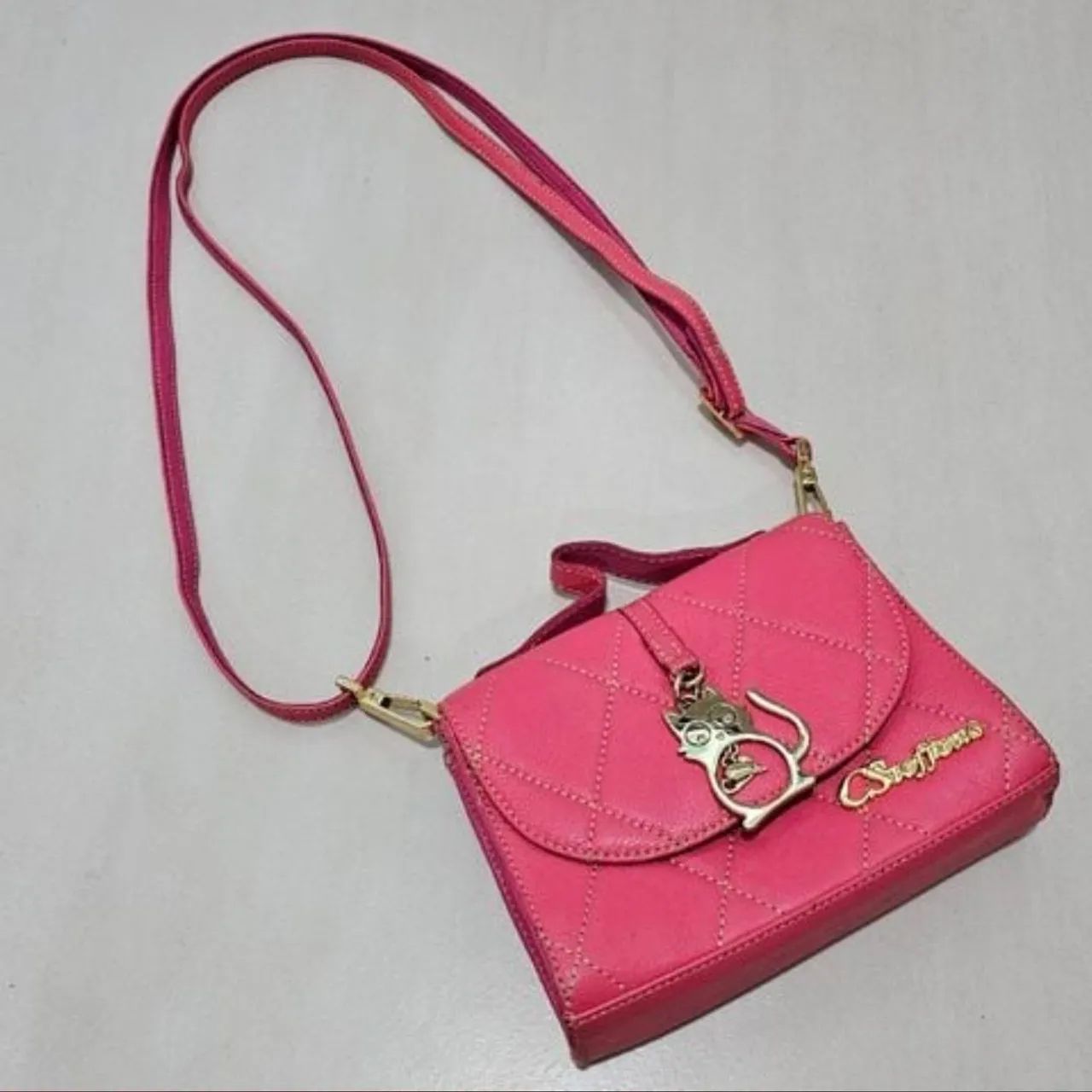 Bolsa carmen steffens | rosa tiffany | original | usada