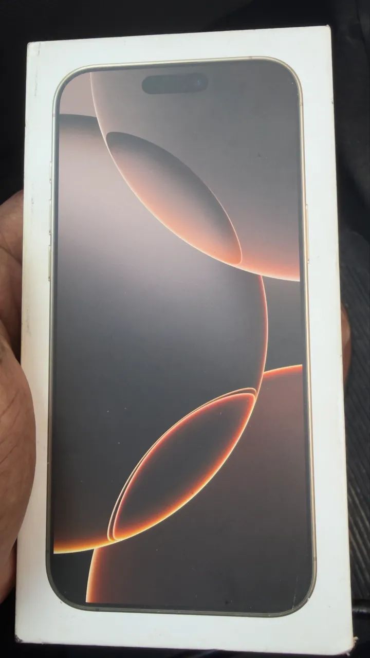 Caixa vazia iPhone 16 pro max