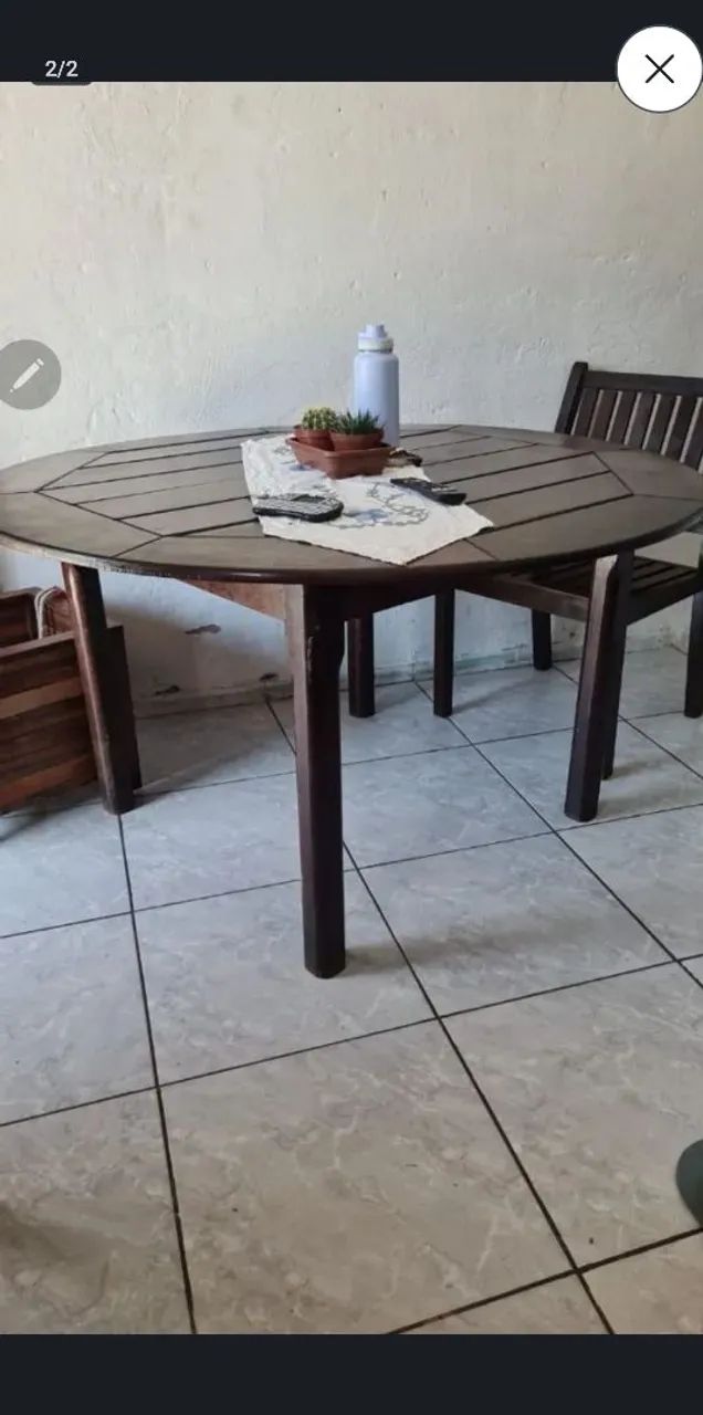 Mesa de madeira masaranduba  - Foto 2