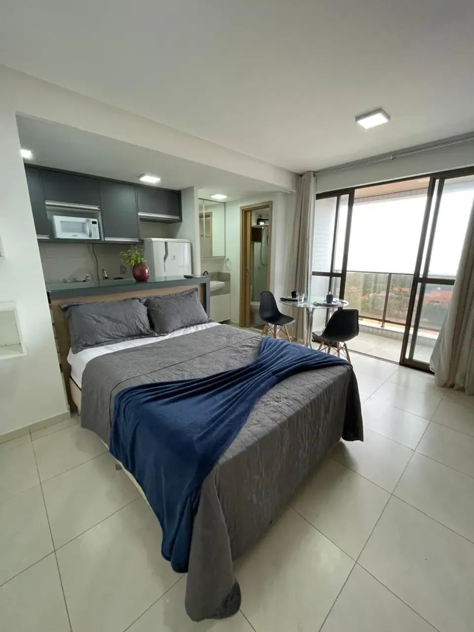 Alugo apartamento estilo Studio, mobiliado, vista mar. - Foto 4
