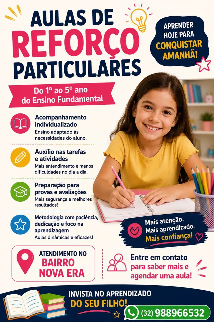 Aulas de reforço | Particular 