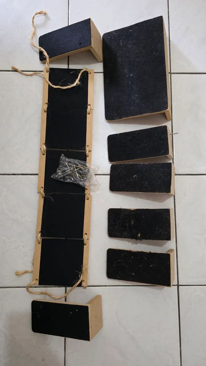 Kit gato parede MDF reforçado