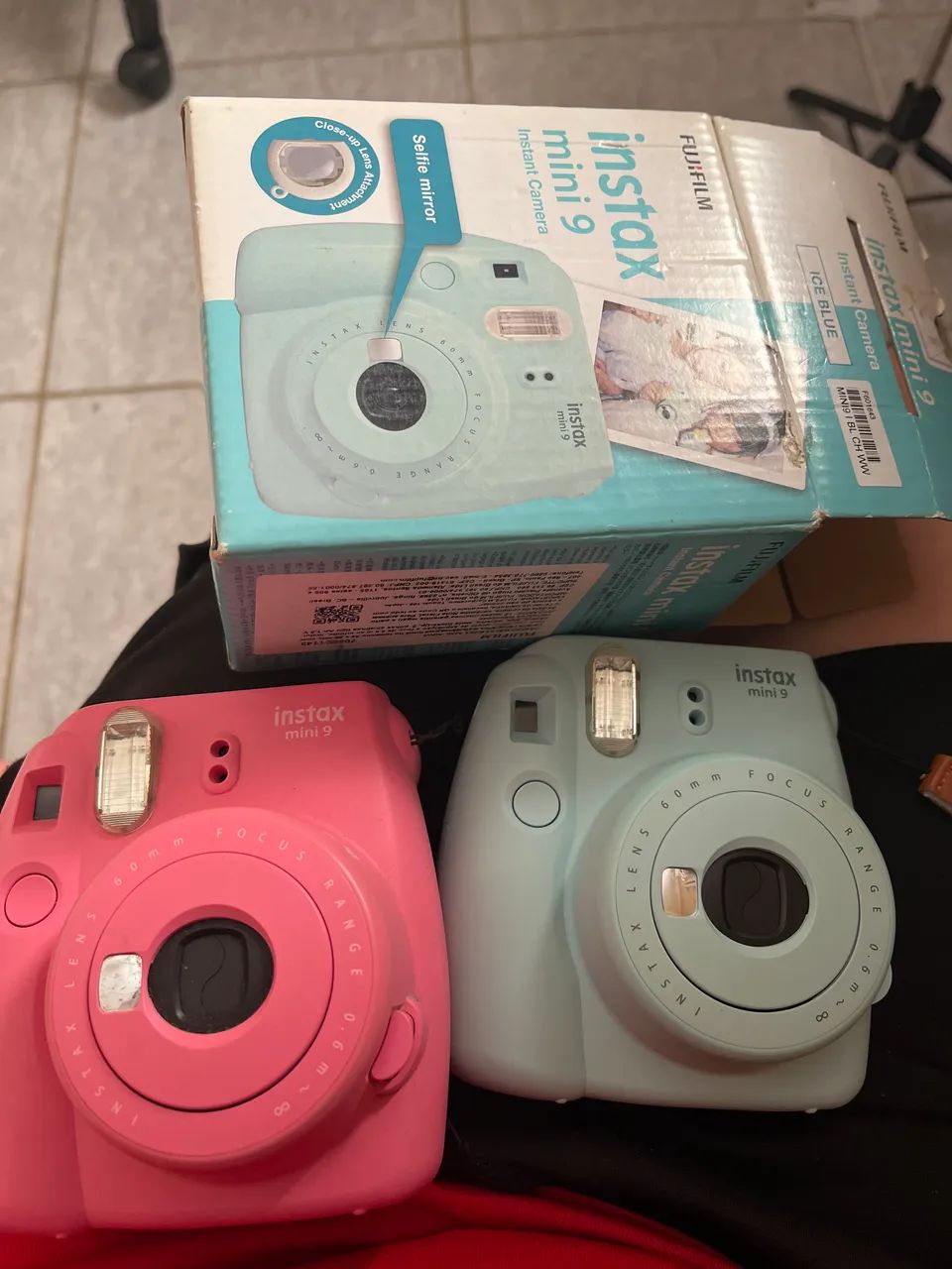 lote 2 câmeras instax COM DEFEITO 