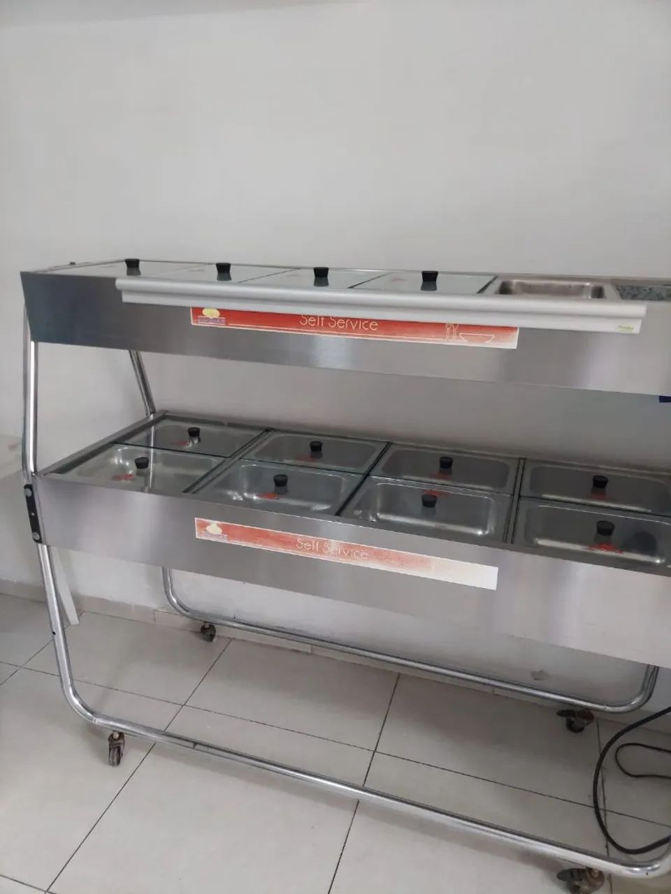 Carrinho buffet self-service 