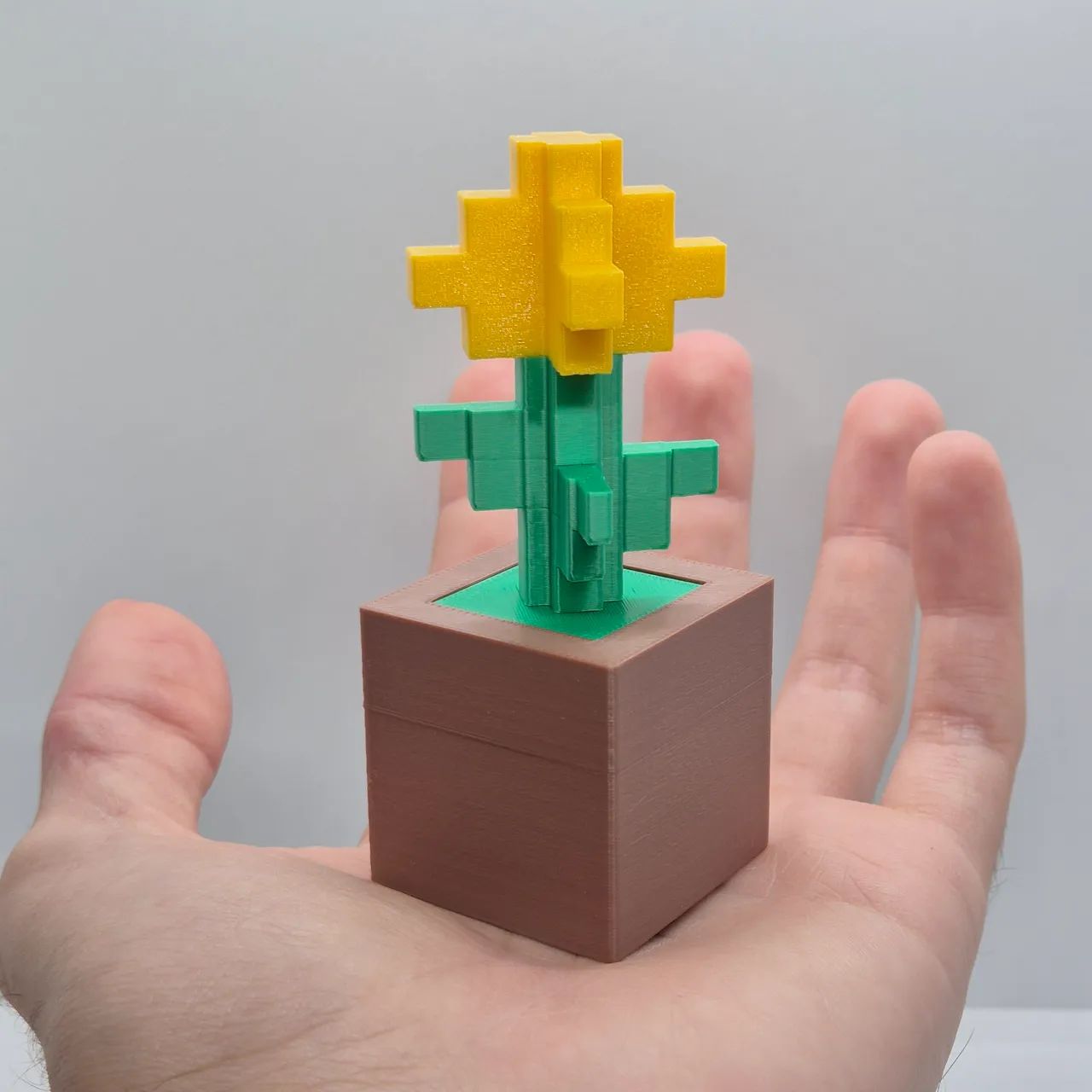 Flor Dente de Leão Minecraft 10cm - Foto 2