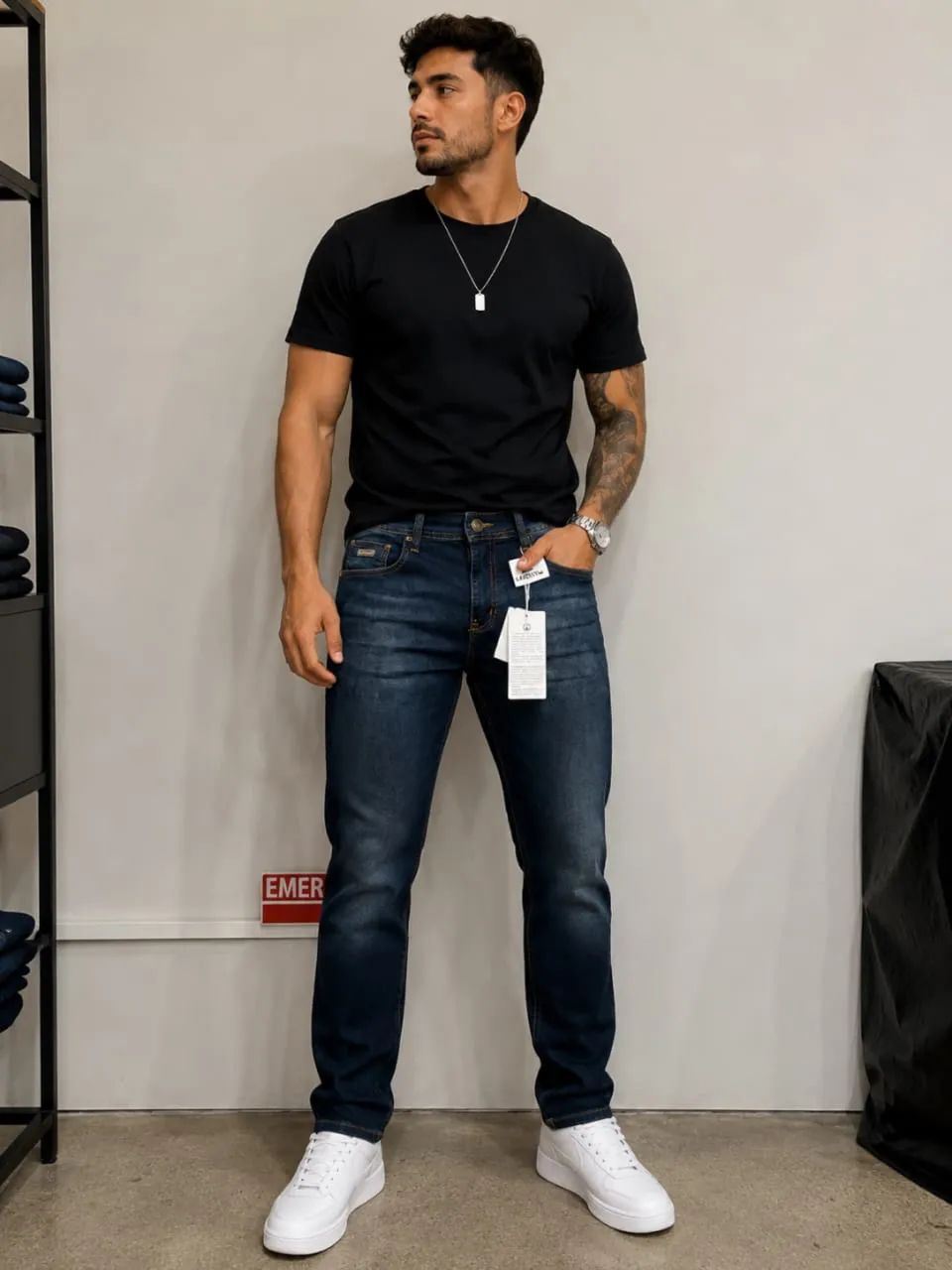 Calça masculina 